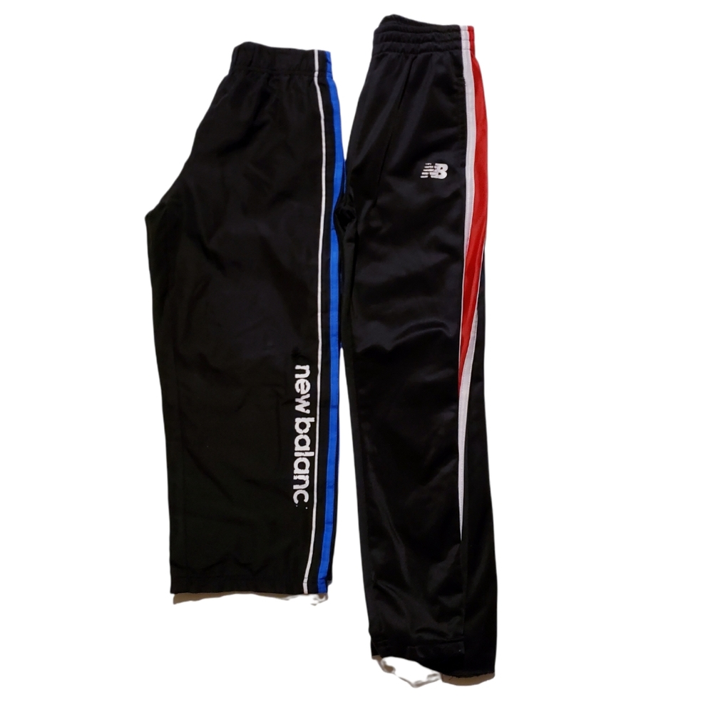 2pair New Balance Boys Joggers , 5/6 & 7, Black